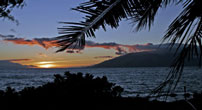 sunset in Maui